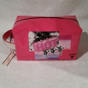 NWT Victoria Secret PINK cosmetic/makeup bag